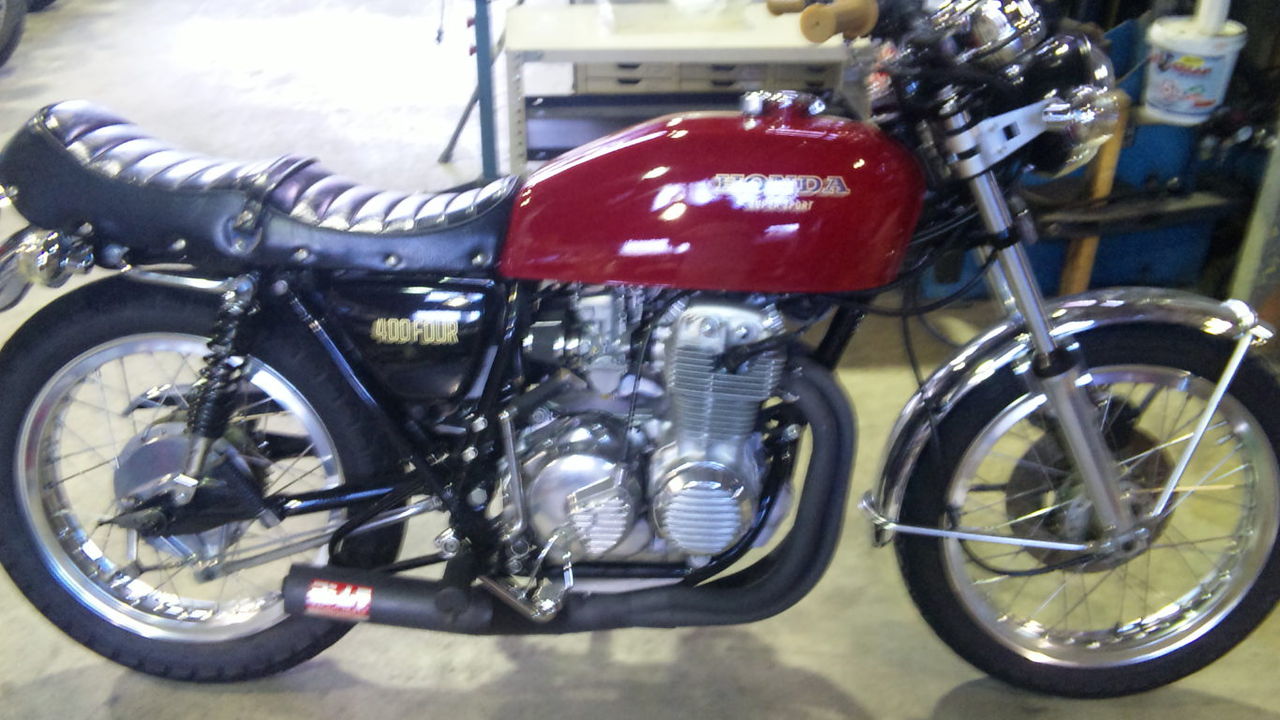 CB400Four CB400F （408cc） セルモーター リビルド パーツ交換
