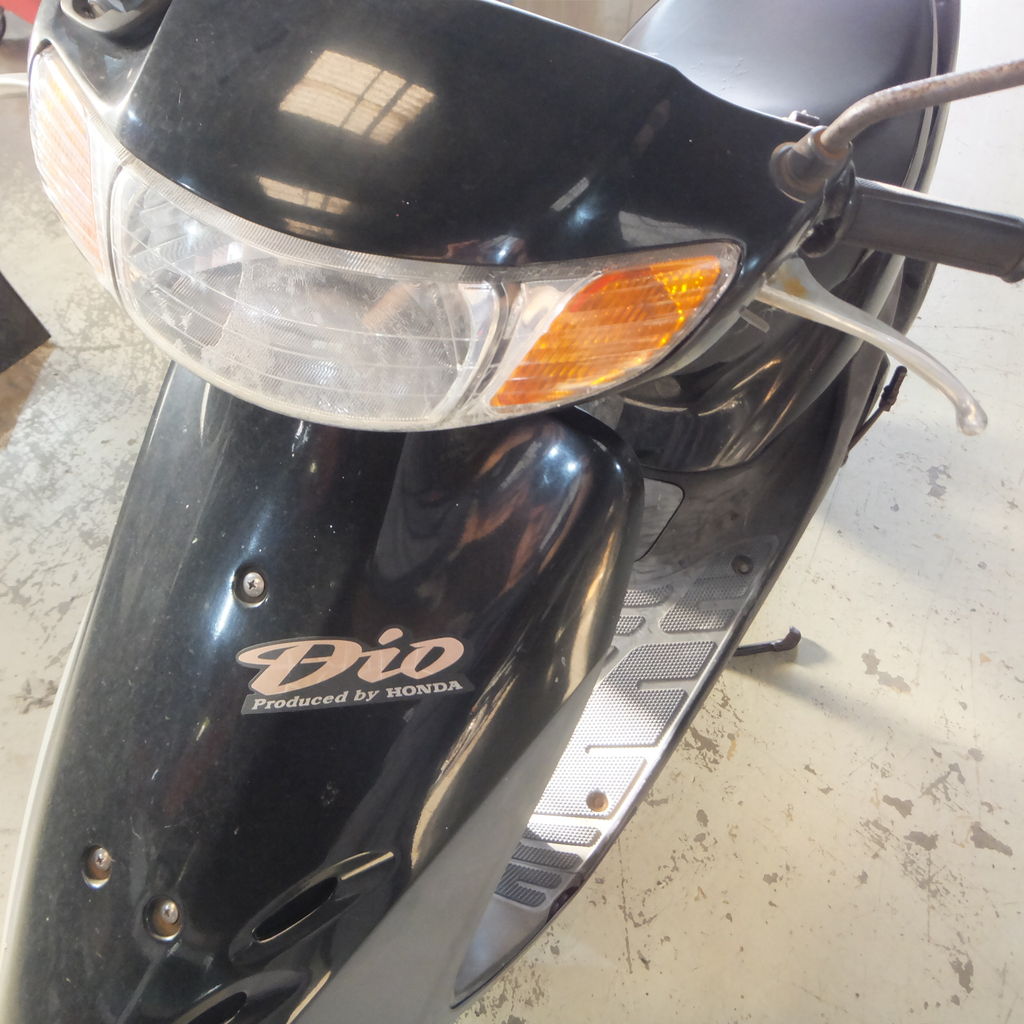 HONDA ライブDio （AF35） フロントブレーキ 周りの整備を行います