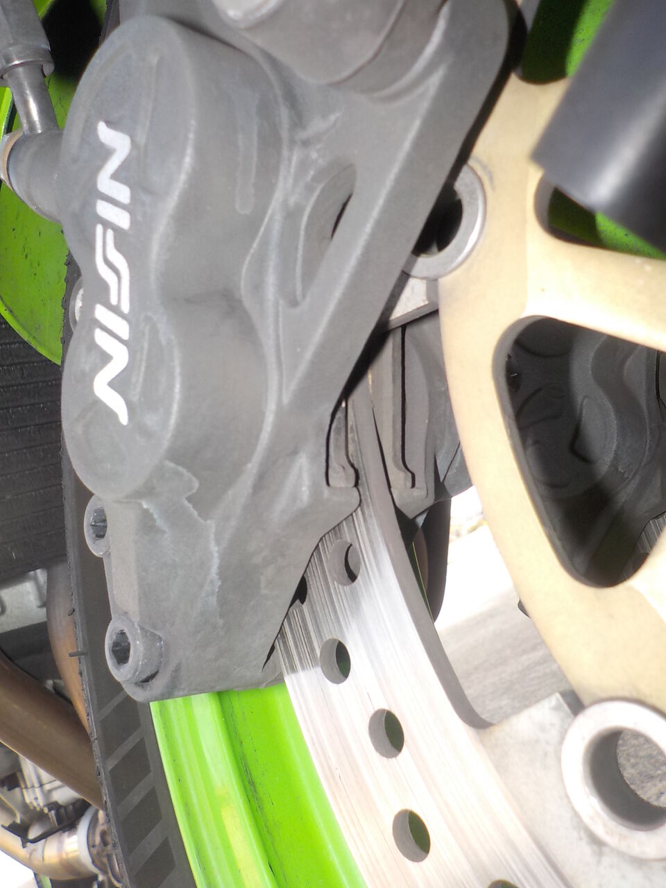 ZX-9R ブレーキディスク パッド ブレーキフルード 交換 '00 E1 : MC Craft