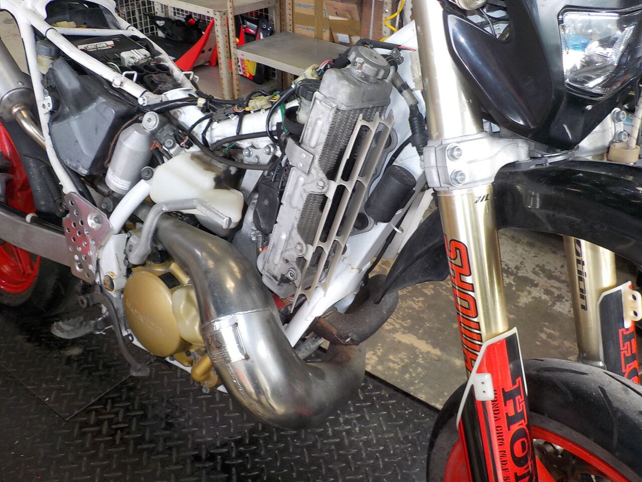 CRM250AR エンジン 分解 点検 : MC Craft