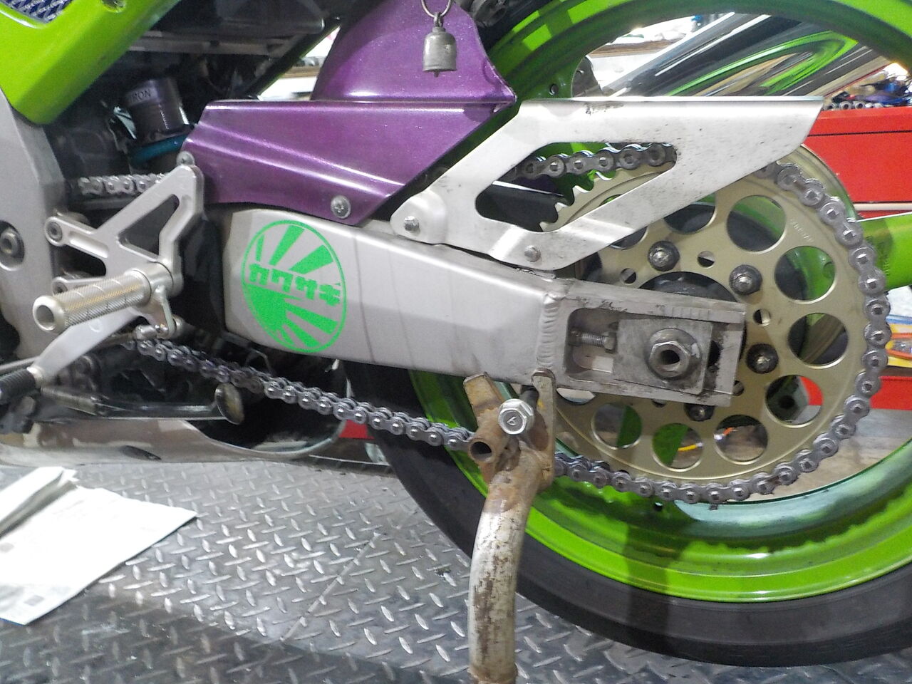 ZXR400 チェーン スプロケ 交換 冷却系 '94 L4 : MC Craft