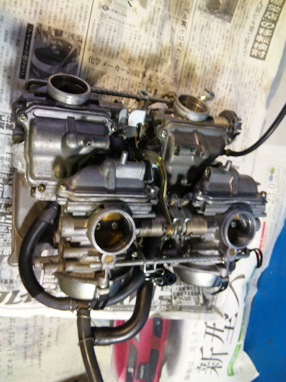 VFR400R NC30★キャブレター　混合気　4発★中身写真有り★NC30-1010　HONDA★実働車バラシ★検）NC21　NC24　MC21　MC28★5R0321143 V4キャブと仲良くなってみよう♪ その4（NC24・30，SC16組立補足版