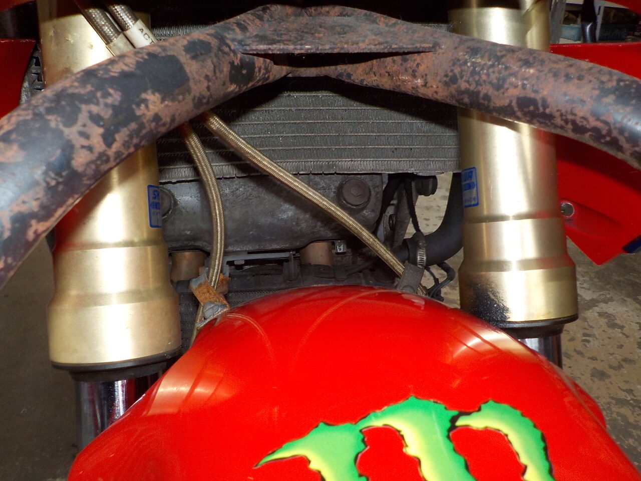 RVF400 NC35 フロントフォーク O/H : MC Craft