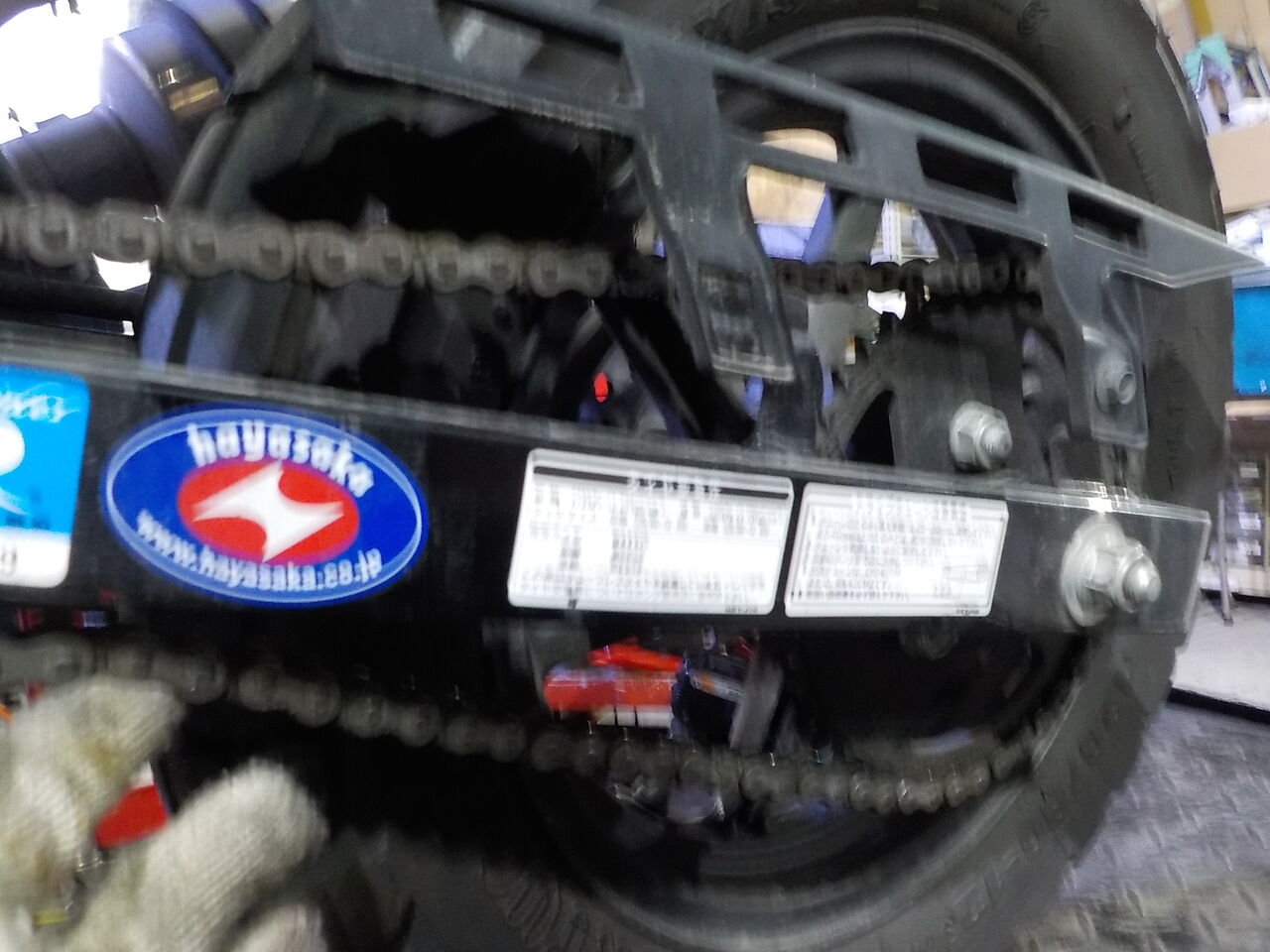 APE50 FI typeD オイル 交換 チェーン 調整 給油 AC18 : MC Craft