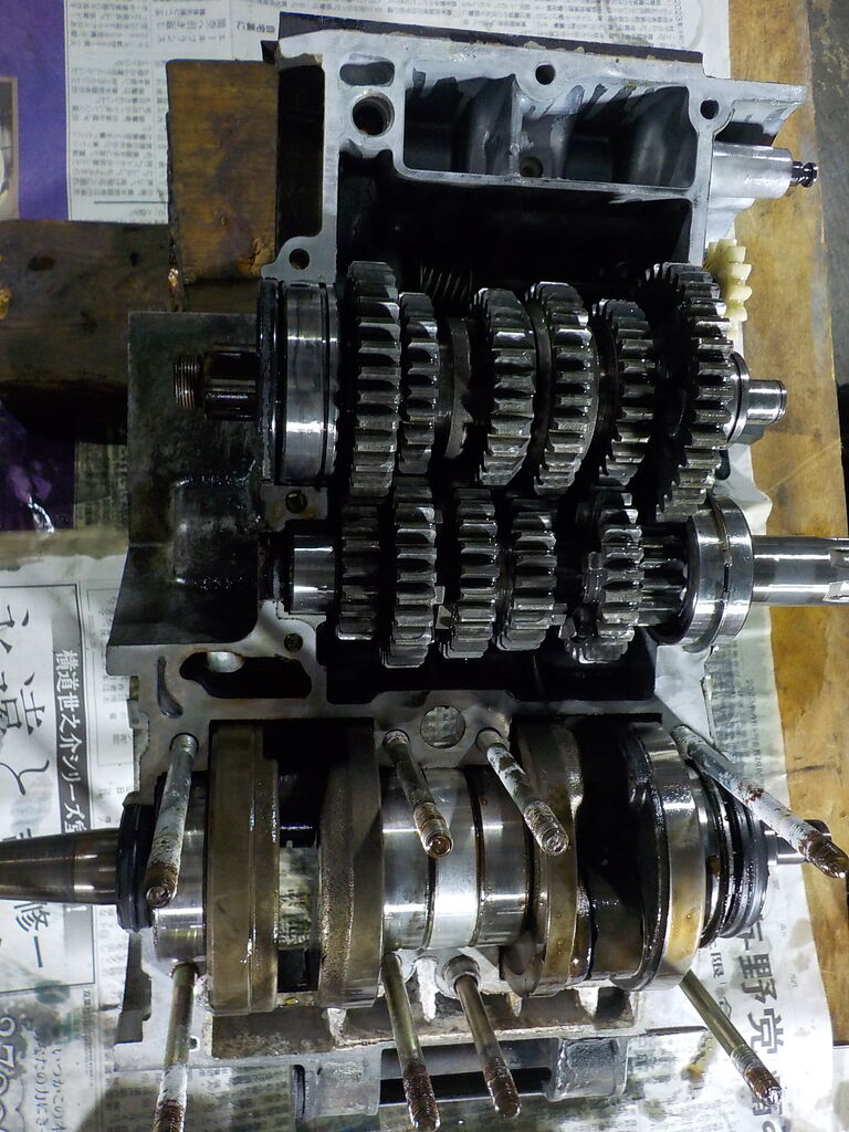 RZ250実働エンジン Yahoo!オークション - 実働 RZ250エンジン 分解清掃済み