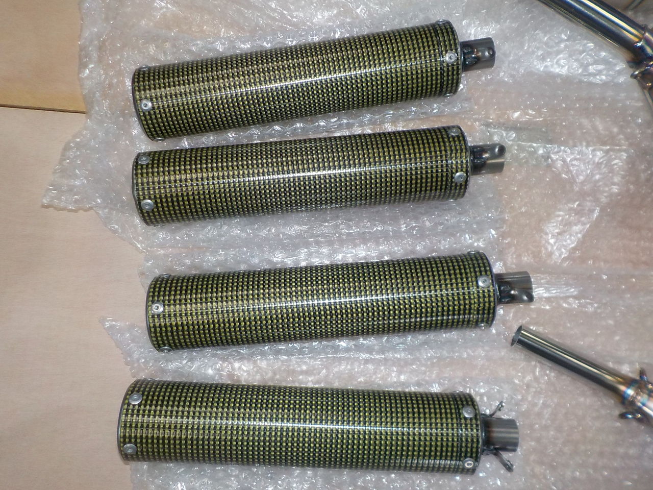 RG４００ガンマ　ステンレスチャンバー　カーボンサイレンサー（送料無料） SRSスガヤ RG500 ガンマ チャンバー スチール⁄カーボン : MC Craft