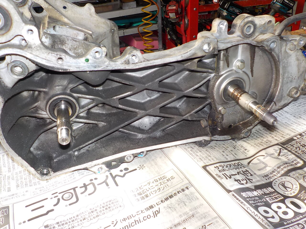 ライブDIOAF34Eおまけ.キャブ付実動エンジンライブディオZX