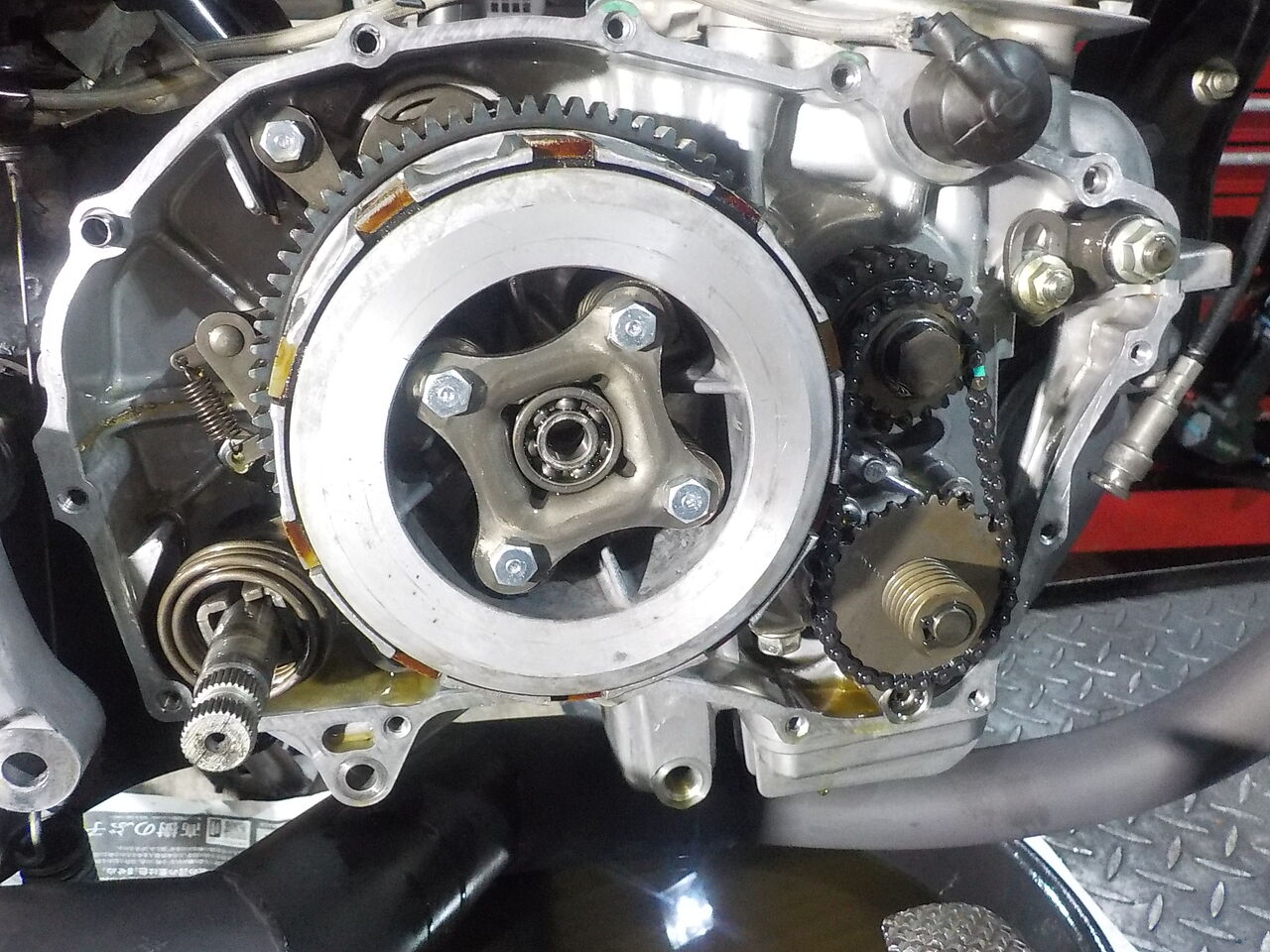 CB400T バランサーチェーン 点検 調整 hawk2 : MC Craft