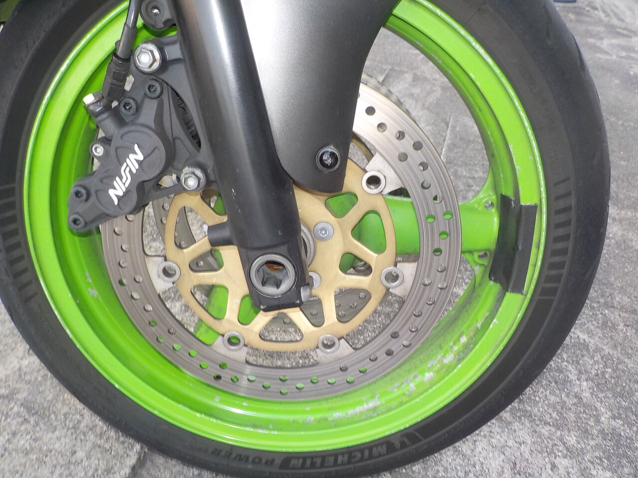 ZX-9R ブレーキディスク パッド ブレーキフルード 交換 '00 E1 : MC Craft