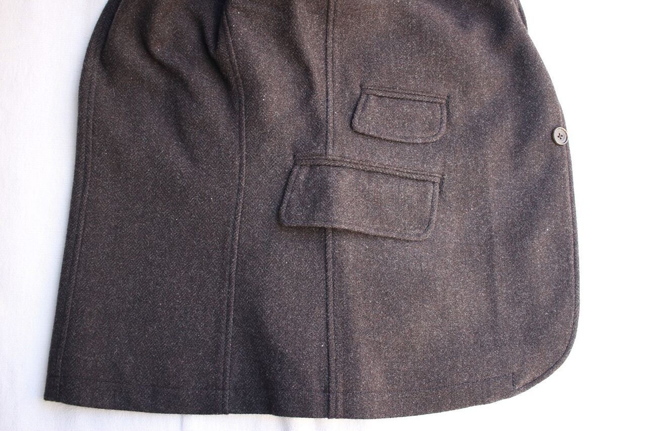 WORKERS / Moonglow Jacket (Dark Brown Herringbone Tweed) : McFly