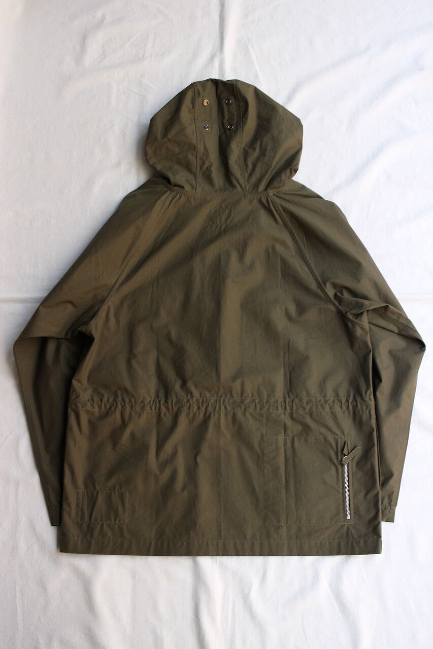 HAWKWOOD MERCANTILE / TRYFAN ANORAK (OLIVE VENTILE,ORANGE VENTILE