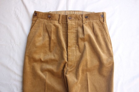 HEAVY CORDUROY CLASSIC TROUSERS (2)