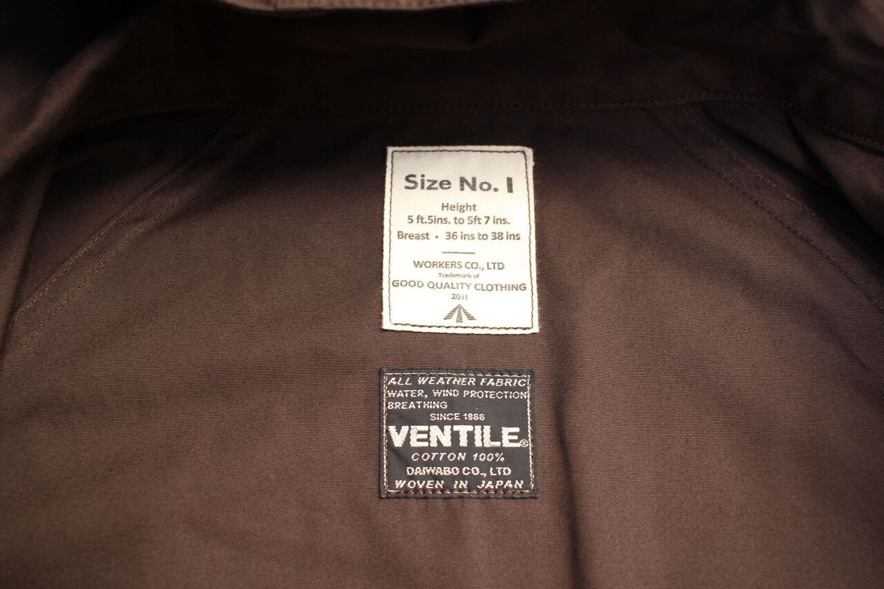 WORKERS / RAF PARKA (Heavy Ventile, Dark Brown) : McFly 