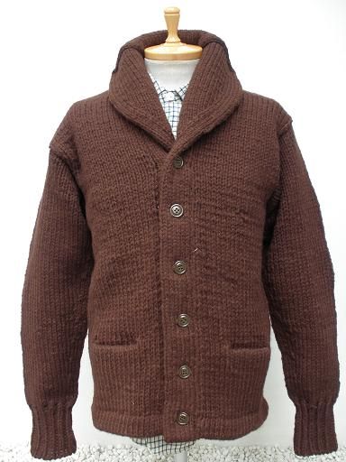 Cushman】SHAWL COLLAR WOOL CARDIGAN : McFly （マクフライ） Vintage