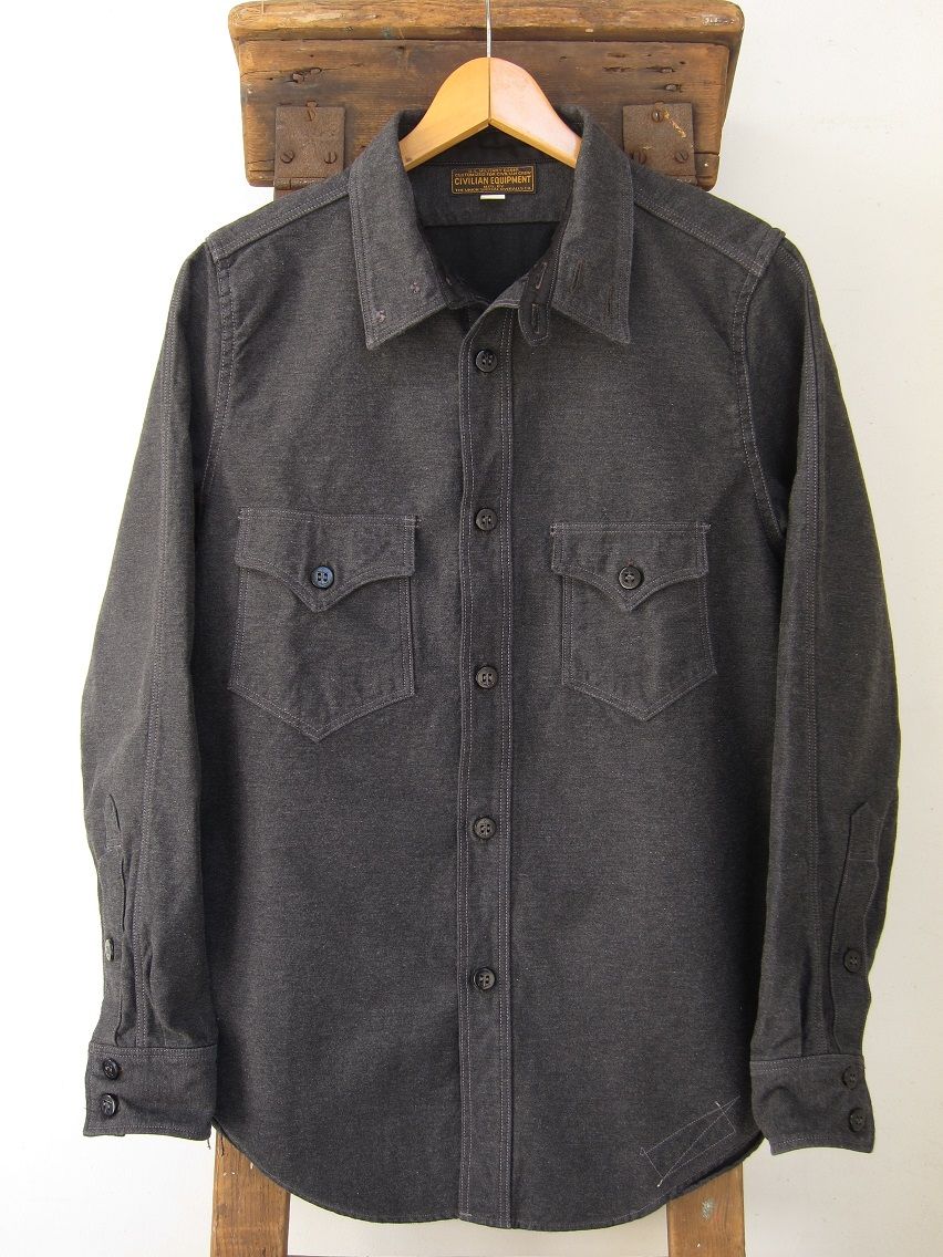 FREEWHEELERS - DECK SHIRT (CHARCOAL BLACK) : McFly （マクフライ