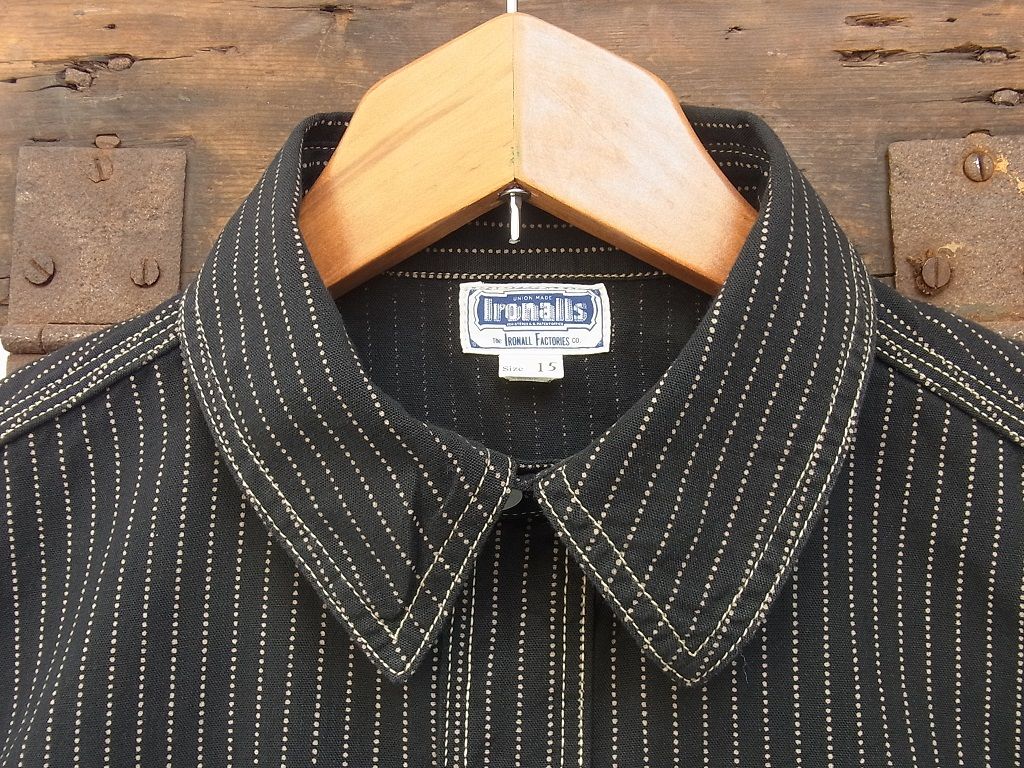 FREEWHEELERS - IRONALLS SHIRT (BLACK WABASH CHAMBRAY) : McFly