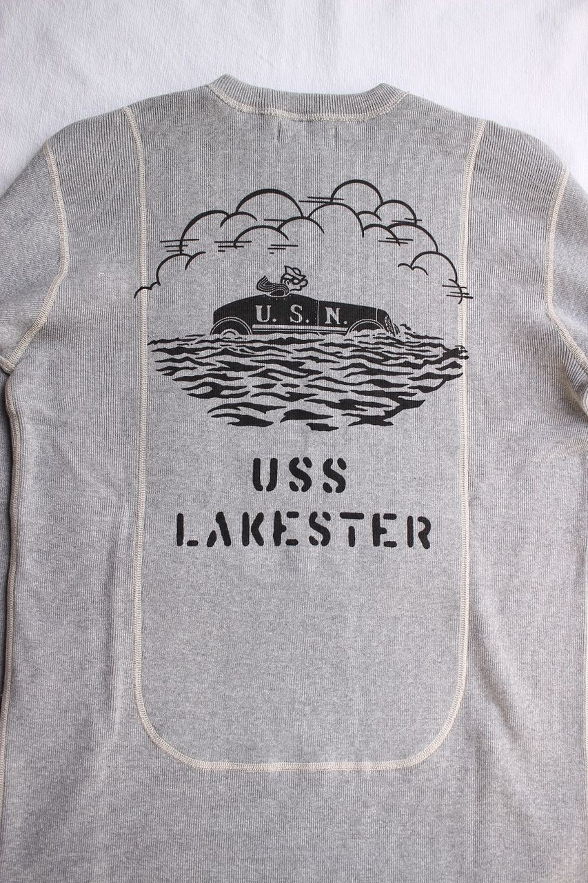 FREEWHEELERS / CREW NECKED DOUBLE CHEST TYPE LONG SLEEVE SHIRT