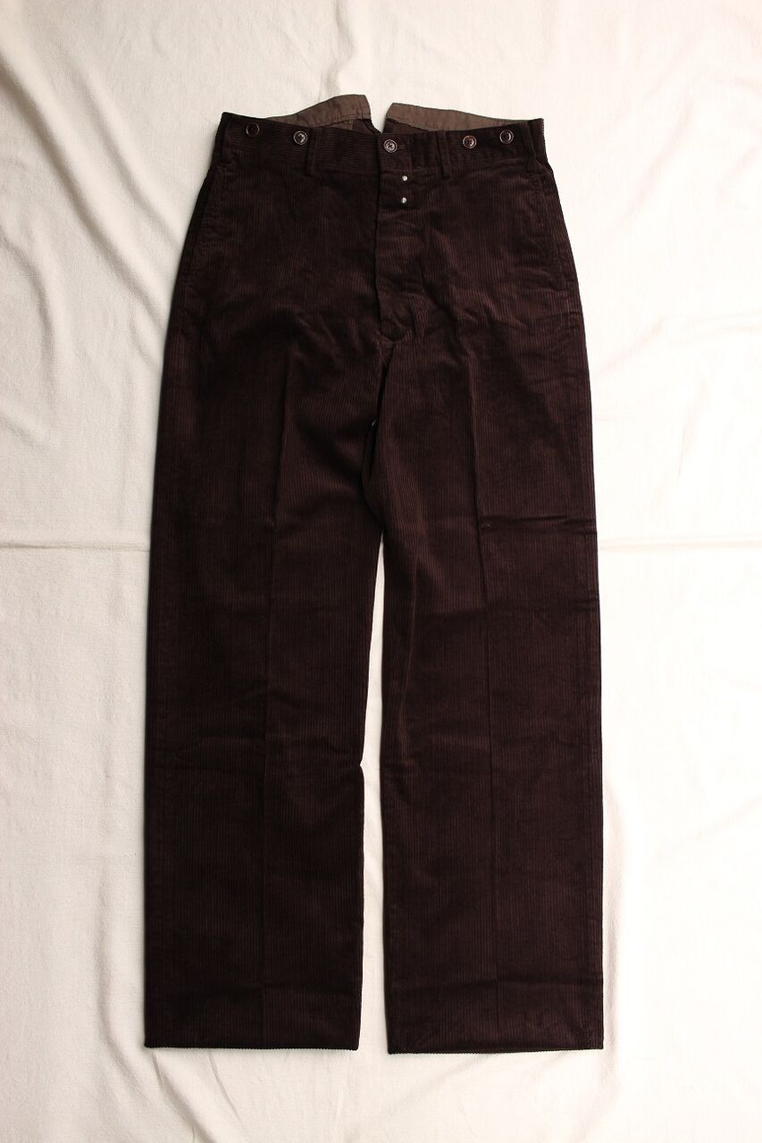 ADJUSTABLE COSTUME / VITO STYLE CORDUROY TROUSERS : McFly