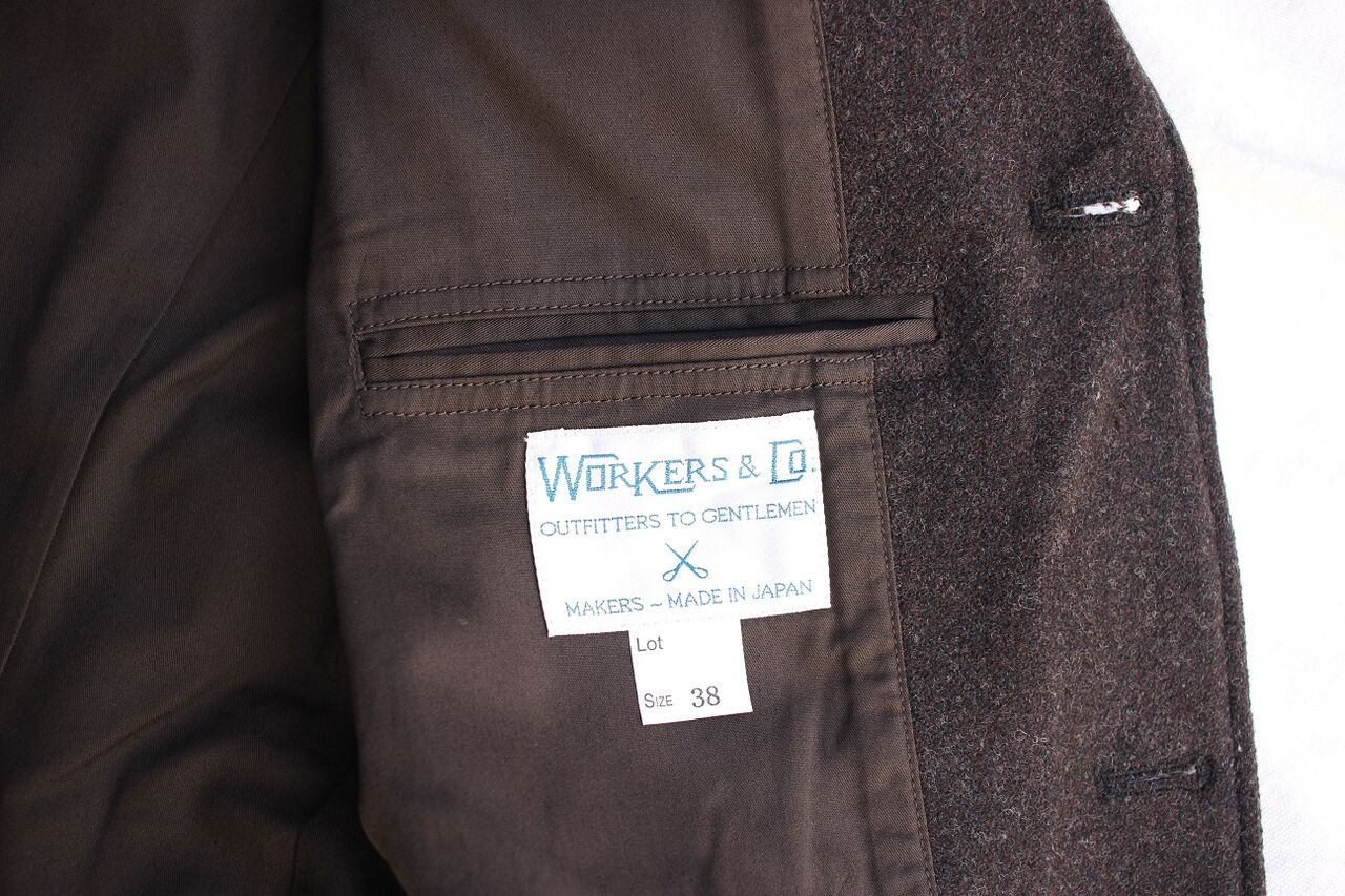 WORKERS / Moonglow Jacket (Dark Brown Herringbone Tweed) : McFly