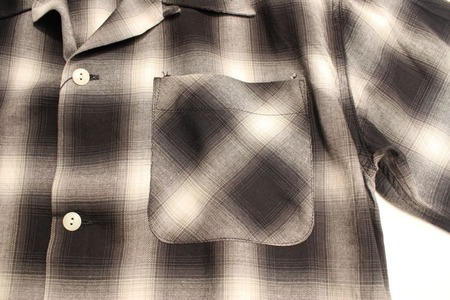 OMBRE CHECK OPEN COLLAR SHIRT (7)