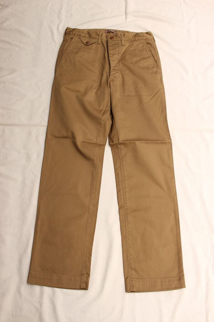 WORKERS / Officer Trousers, Regular Fit (USMC Khaki,8 oz Light