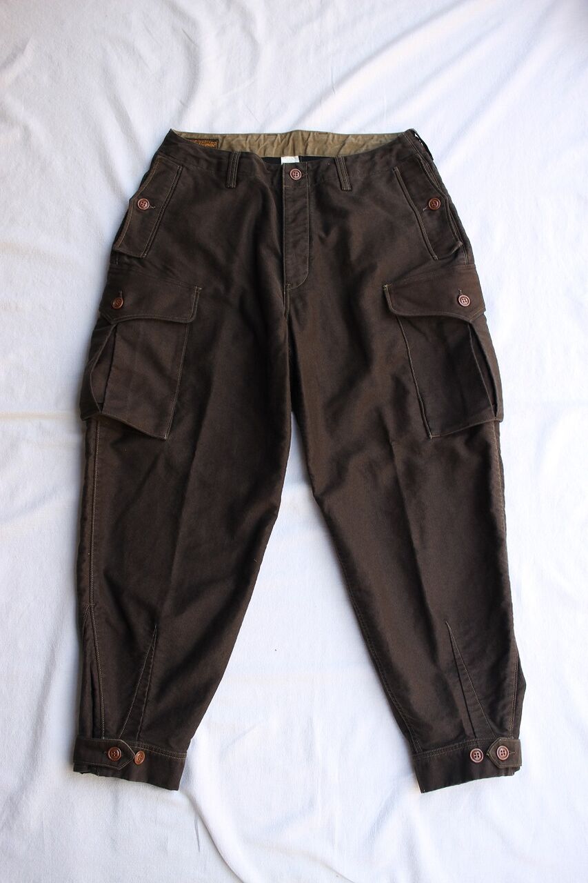 FREEWHEELERS / GROUND CREW TROUSERS (OLIVE) : McFly （マクフライ
