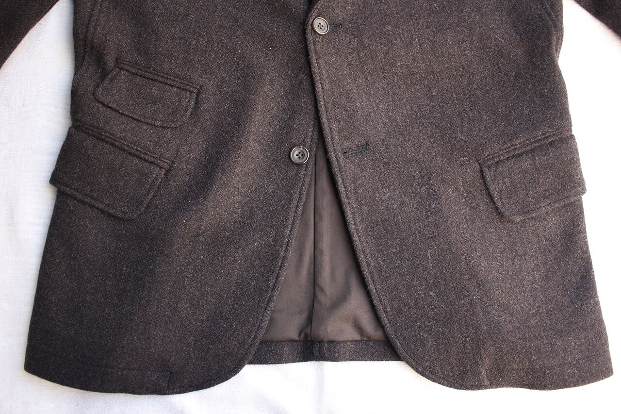 WORKERS / Moonglow Jacket (Dark Brown Herringbone Tweed) : McFly