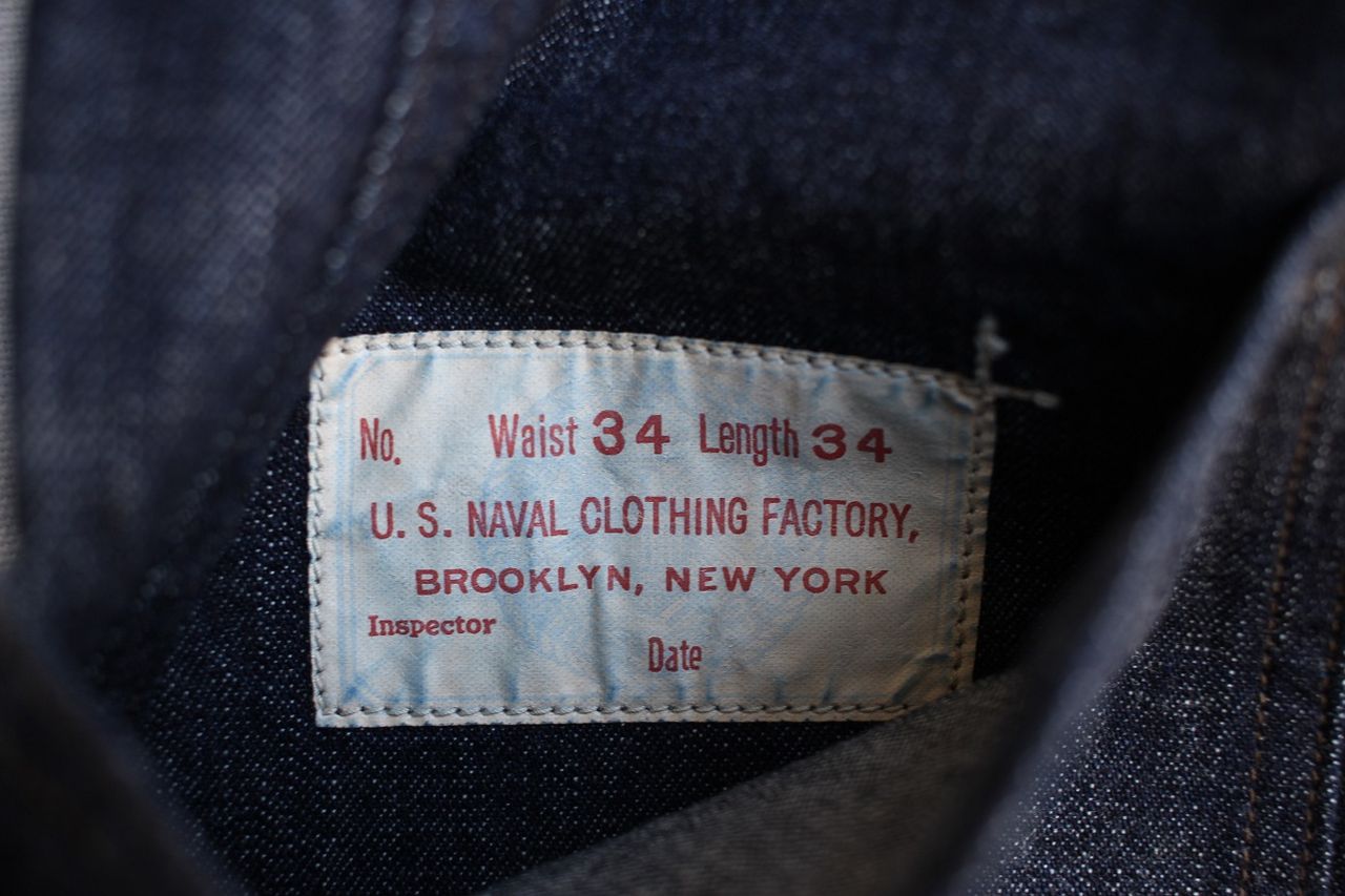 FREEWHEELERS / 1910 U.S.NAVY WORK TROUSERS (11oz DENIM),2010