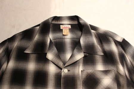 OMBRE CHECK OPEN COLLAR SHIRT (2)