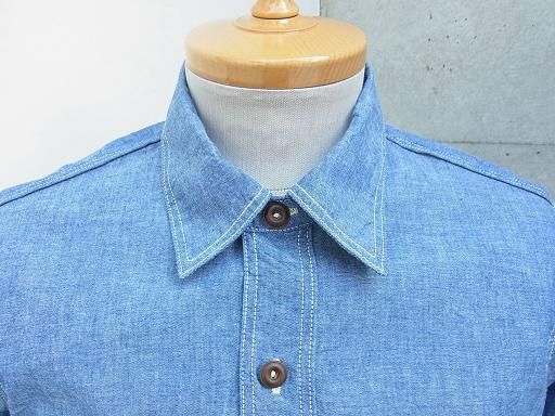 Neal Cassady Rail Road WORK SHIRT - INDIGO CHAMBRAY : McFly