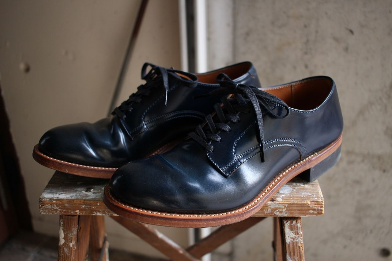 Makers plane shoes コードヴァン　Navy Makers plane shoes コードヴァンNavy