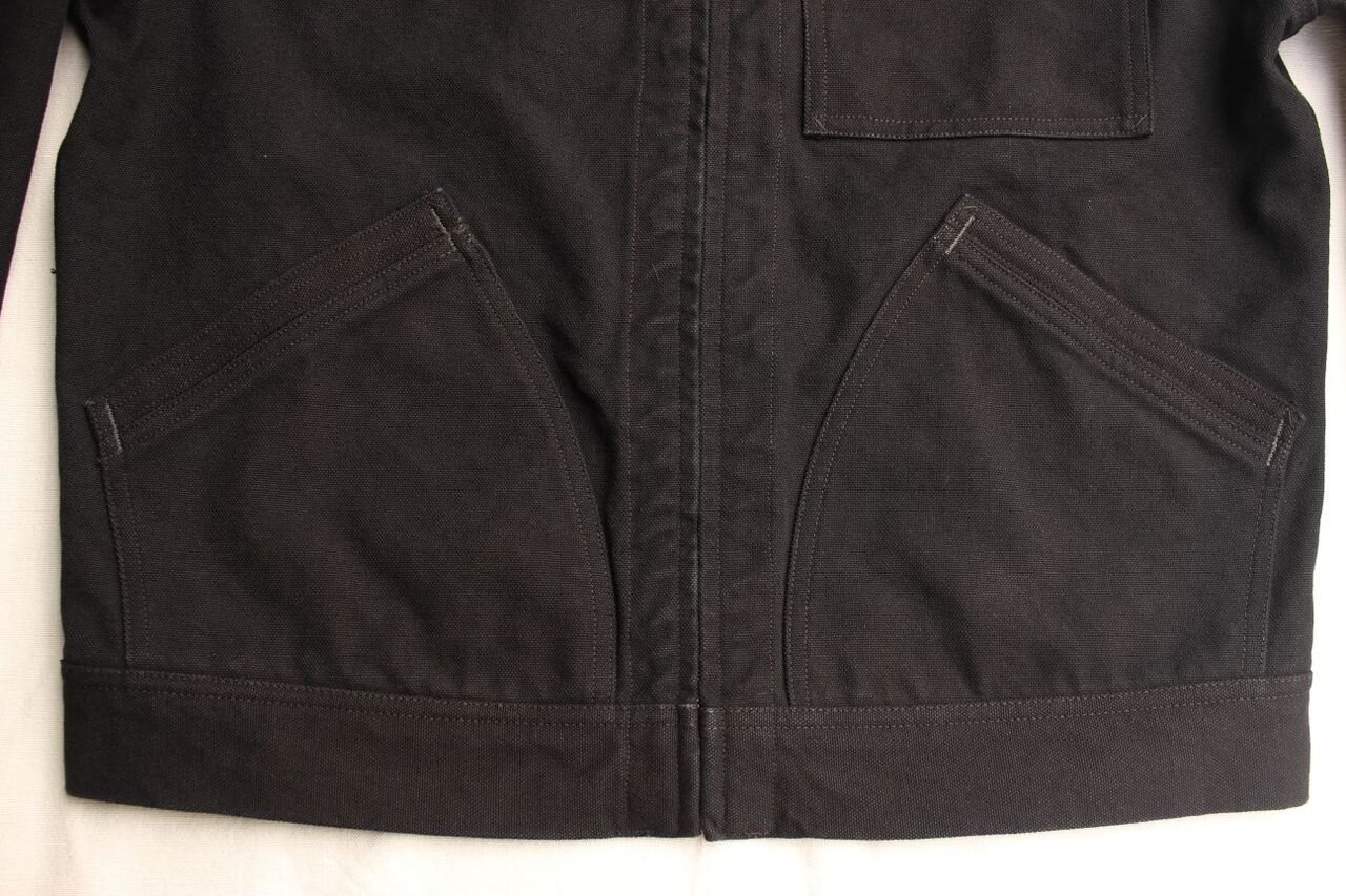 COLIMBO / GREAT PLAINS WORK JACKET (COAL BLACK) : McFly