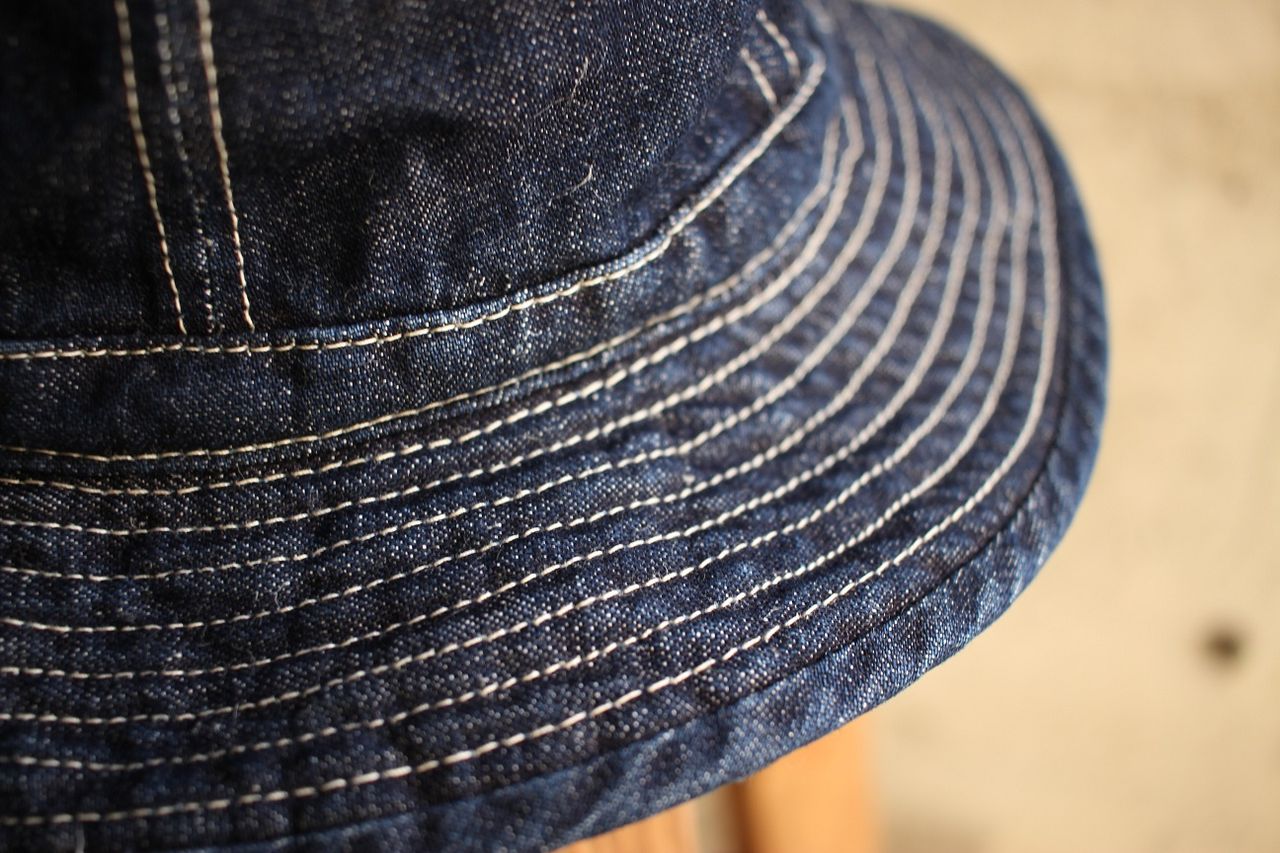 FREEWHEELERS / FIELD HAT (9.5oz INDIGO LINEN DENIM) : McFly