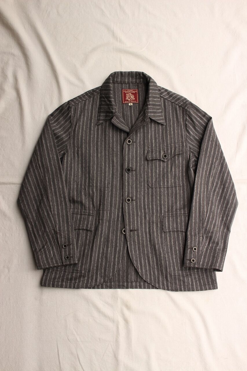 ADJUSTABLE COSTUME / ORIGINAL STRIPE FRENCH WORK STYLE JACKET