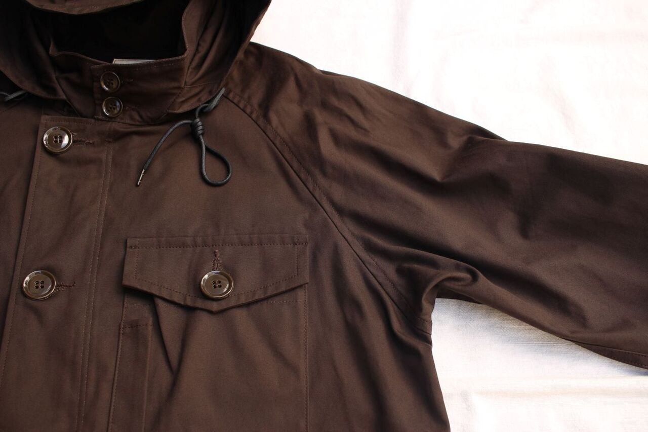 WORKERS / RAF PARKA (Heavy Ventile, Dark Brown) : McFly 