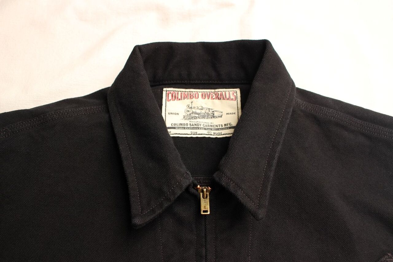 COLIMBO / GREAT PLAINS WORK JACKET (COAL BLACK) : McFly