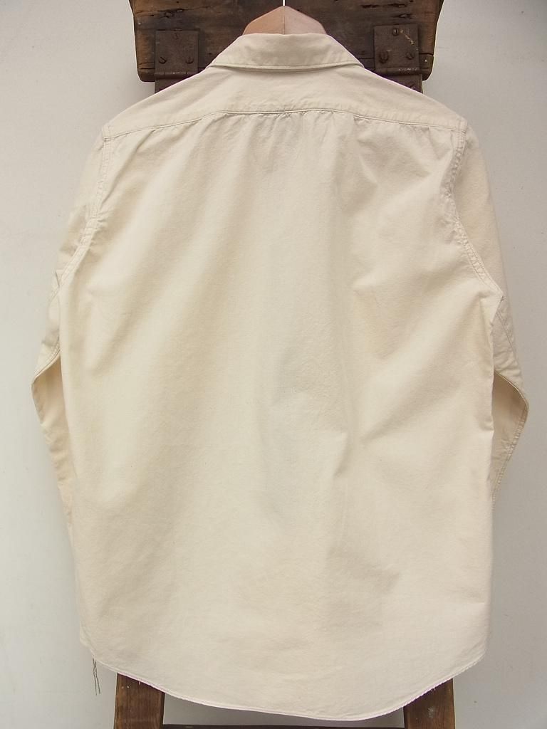 FREEWHEELERS - CONDUCTOR SHIRT (VINTAGE WHITE CHAMBRAY