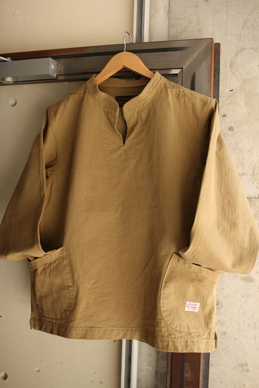 Cushman / HERRINGBONE FISHERMAN SMOCK (BEIGE) : McFly （マクフライ