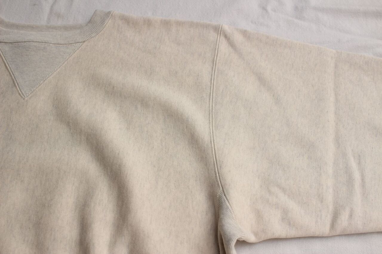 WORKERS / Mae-V, Trico Tag Sweat (Oatmeal,Fade Black) : McFly 