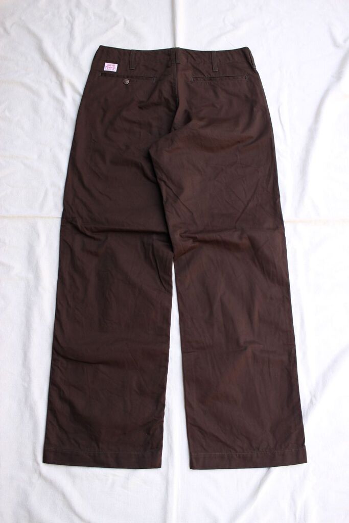 Cushman / COTTON SERGE FRISCO PANTS (BROWN,BLACK) : McFly