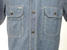 40's SERVICEMAN SHIRTS 'INDIGO GRAIND CHAMBRAY'