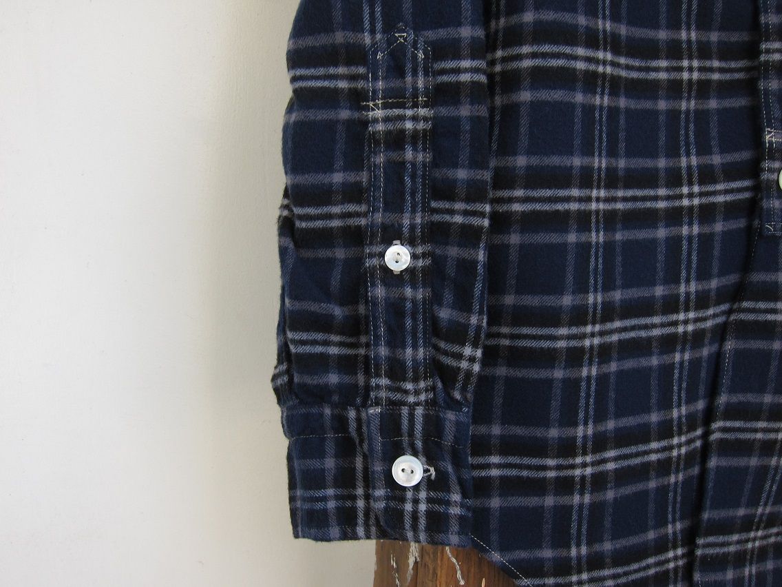FREEWHEELERS - 1913 CONDUCTOR SHIRT (NAVY×GRAY×LIGHT GRAY) : McFly