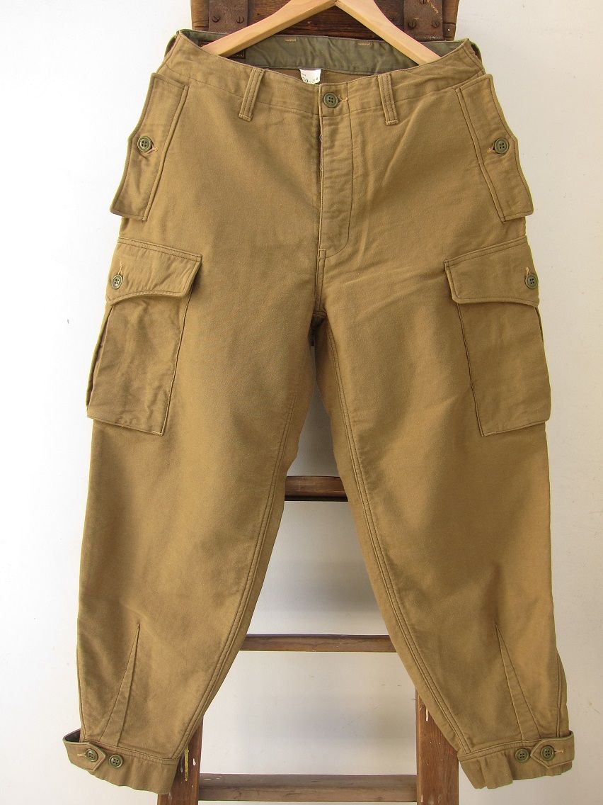Freewheelers Ground Crew Trousers Khaki Olive Mcfly マクフライ Vintage Reproduction Clothing Quality Goods