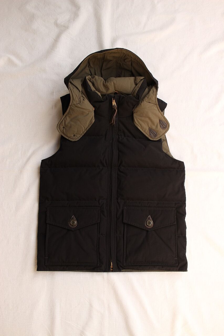 COLIMBO / CLIMBER'S DOWN VEST (BLACK) : McFly （マクフライ