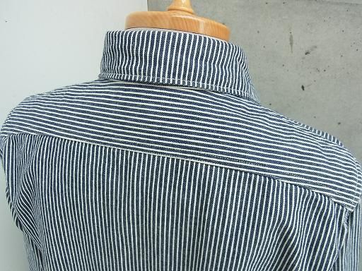 LOCOMOTIVE FIREMAN SHIRT - INDIGO HICKORY : McFly （マクフライ