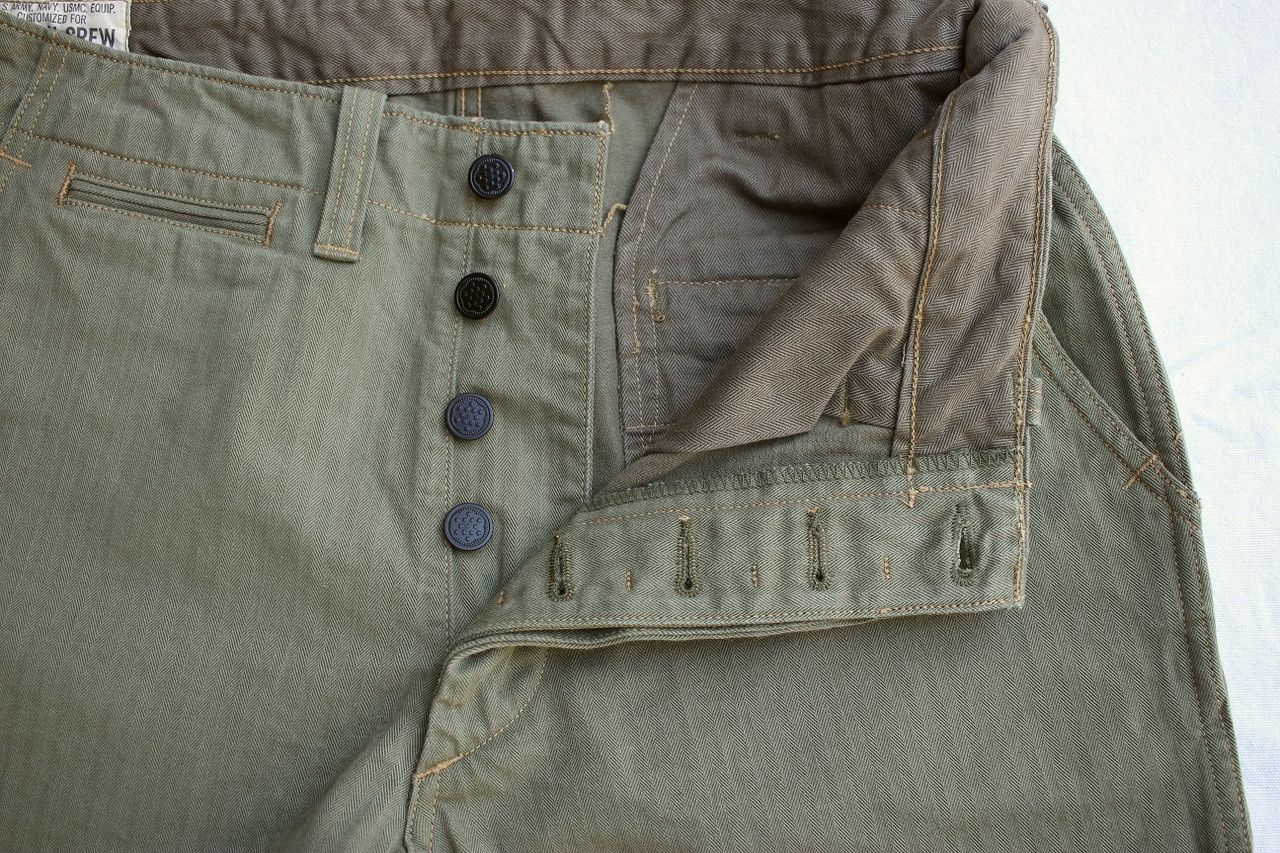 FREEWHEELERS / M-1942 TROUSERS (KHAKI,OLIVE) : McFly （マクフライ