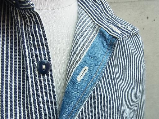 LOCOMOTIVE FIREMAN SHIRT - INDIGO HICKORY : McFly （マクフライ