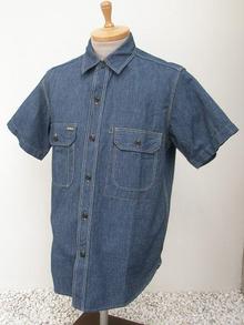 40's SERVICEMAN SHIRTS 'INDIGO GRAIND CHAMBRAY'