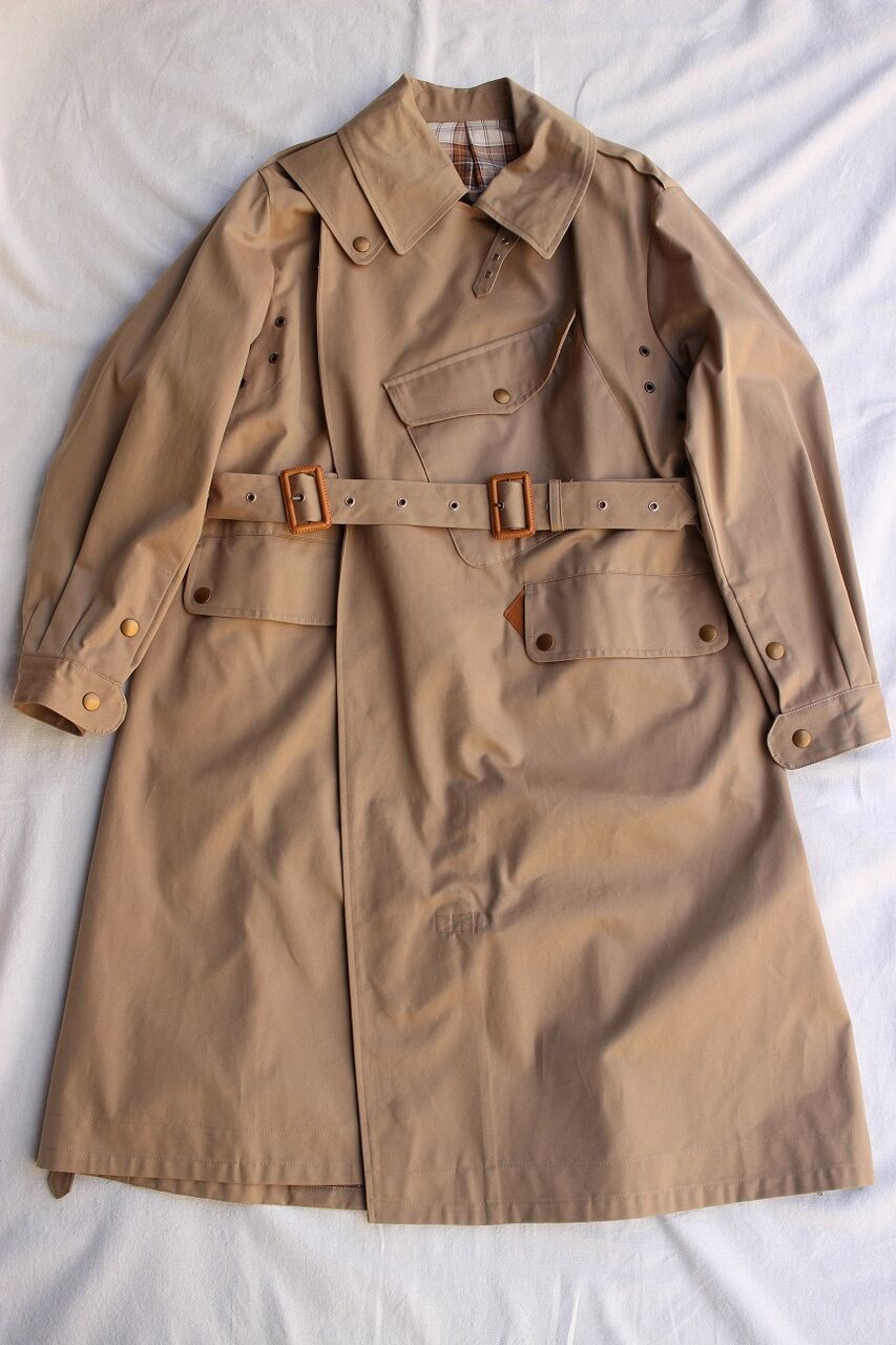 ADJUSTABLE COSTUME / 40s BRITISH ARMY MOTORCYCLE COAT : McFly