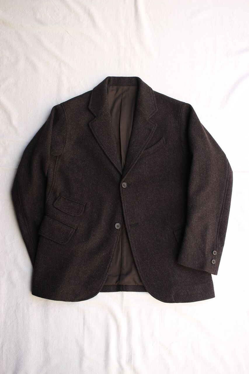 WORKERS / Moonglow Jacket (Dark Brown Herringbone Tweed) : McFly